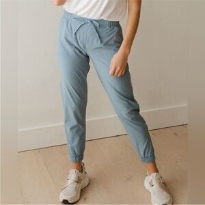 Albion Jetsetter Outdoor Hiking Activewear Preppy Gorpcore Ankle Zip Joggers XS